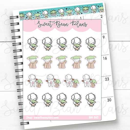Space Baby Bean | Sticker Sheet