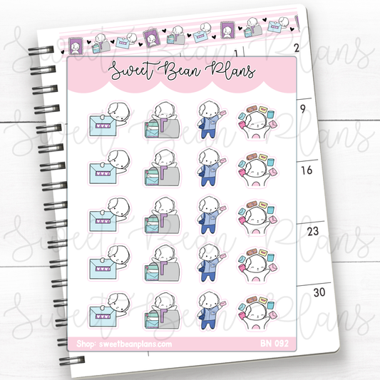 Happy Mail Beans | Sticker Sheet