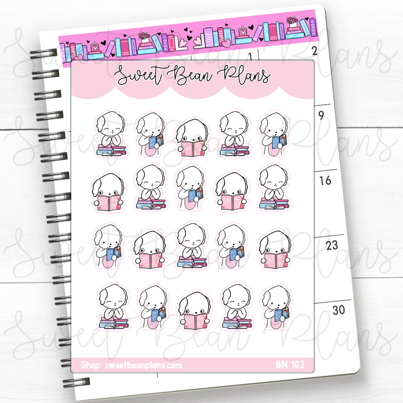 Romance Reads Beans | Sticker Sheet