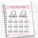 Desk Work Bean | Sticker Sheet