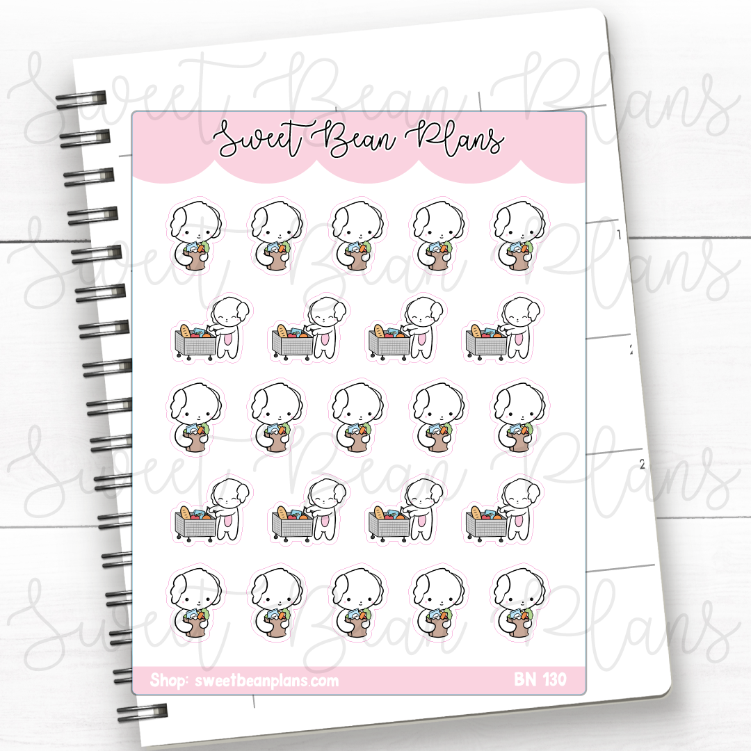 Grocery Shop Bean | Sticker Sheet