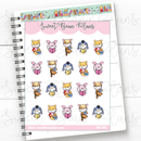 Winnie Reading Beans | Sticker Sheet