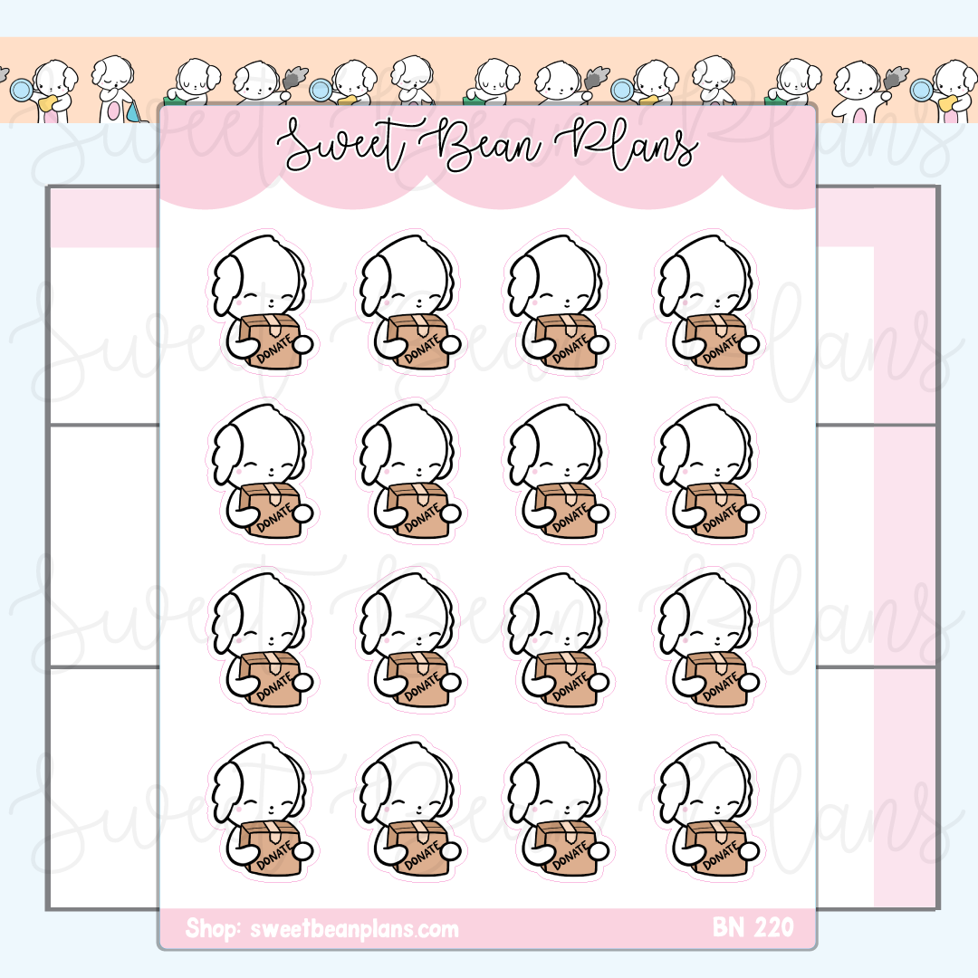 Donate Bean | Sticker Sheet