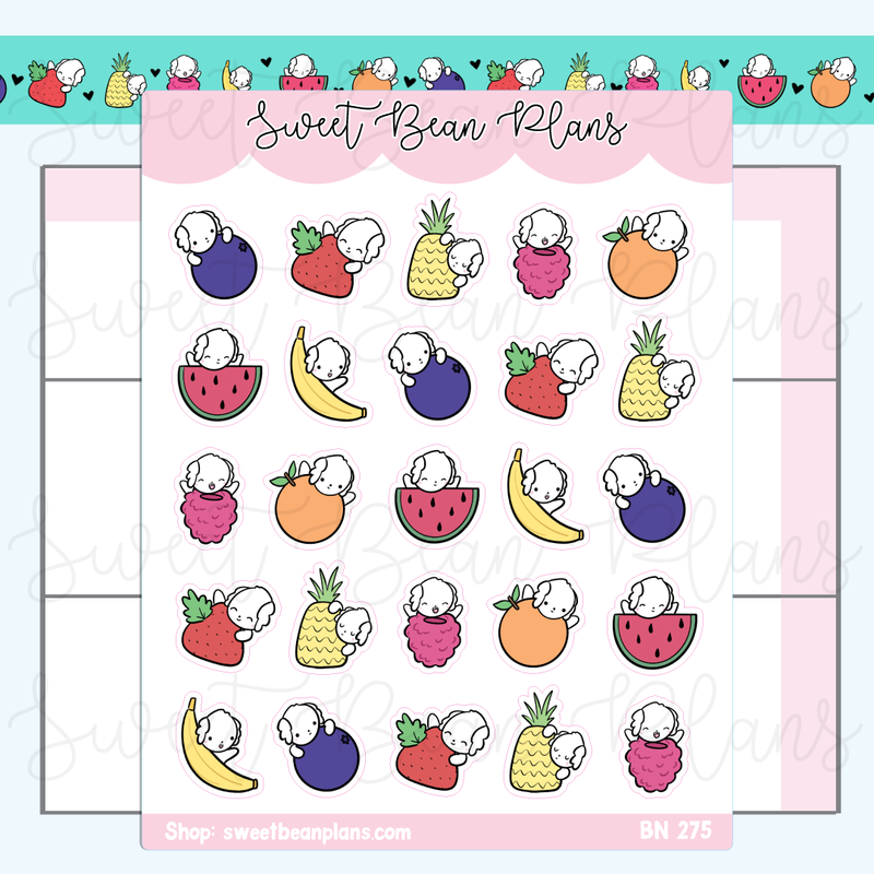 Fruity Bean | Sticker Sheet