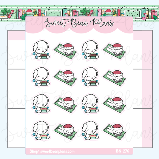 Xmas in July Beans | Sticker Sheet