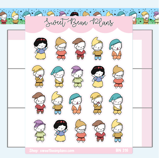 Snow Beans | Sticker Sheet