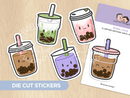 Boba Love | Die Cut Stickers