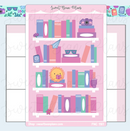 Bookcation Bookshelf | Large Sticker