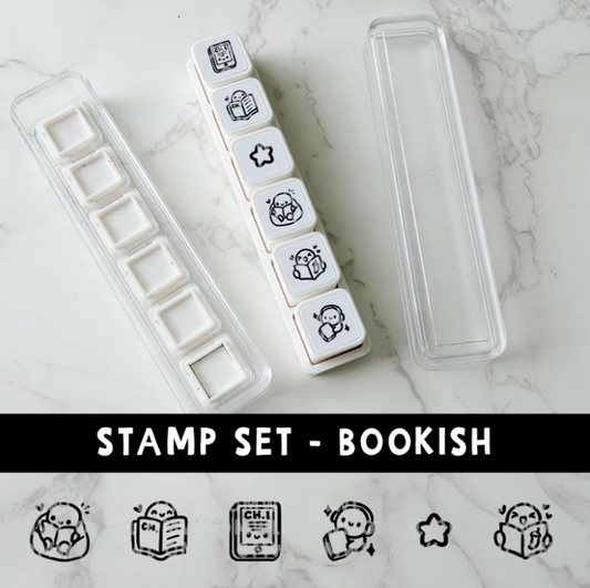 *PREORDER 6-IN-1 Punch Stamp - Bookish