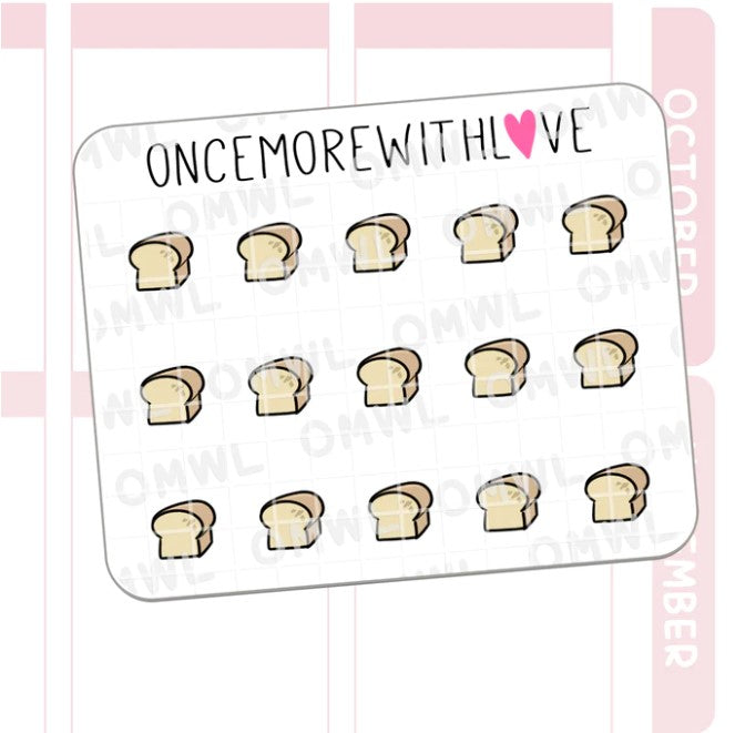 Mini - Bread Loaf Doodle | Sticker Sheet
