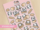 Bread Pandas | Big Sticker Sheet