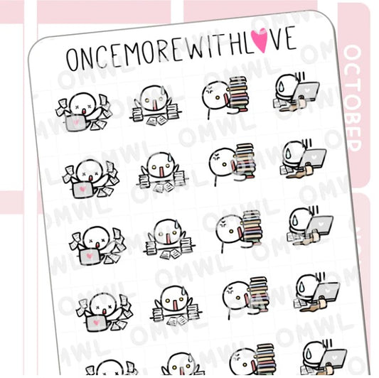 Busy Work Day | Sticker Sheet