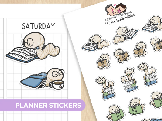 Little Bookworm | Sticker Sheet