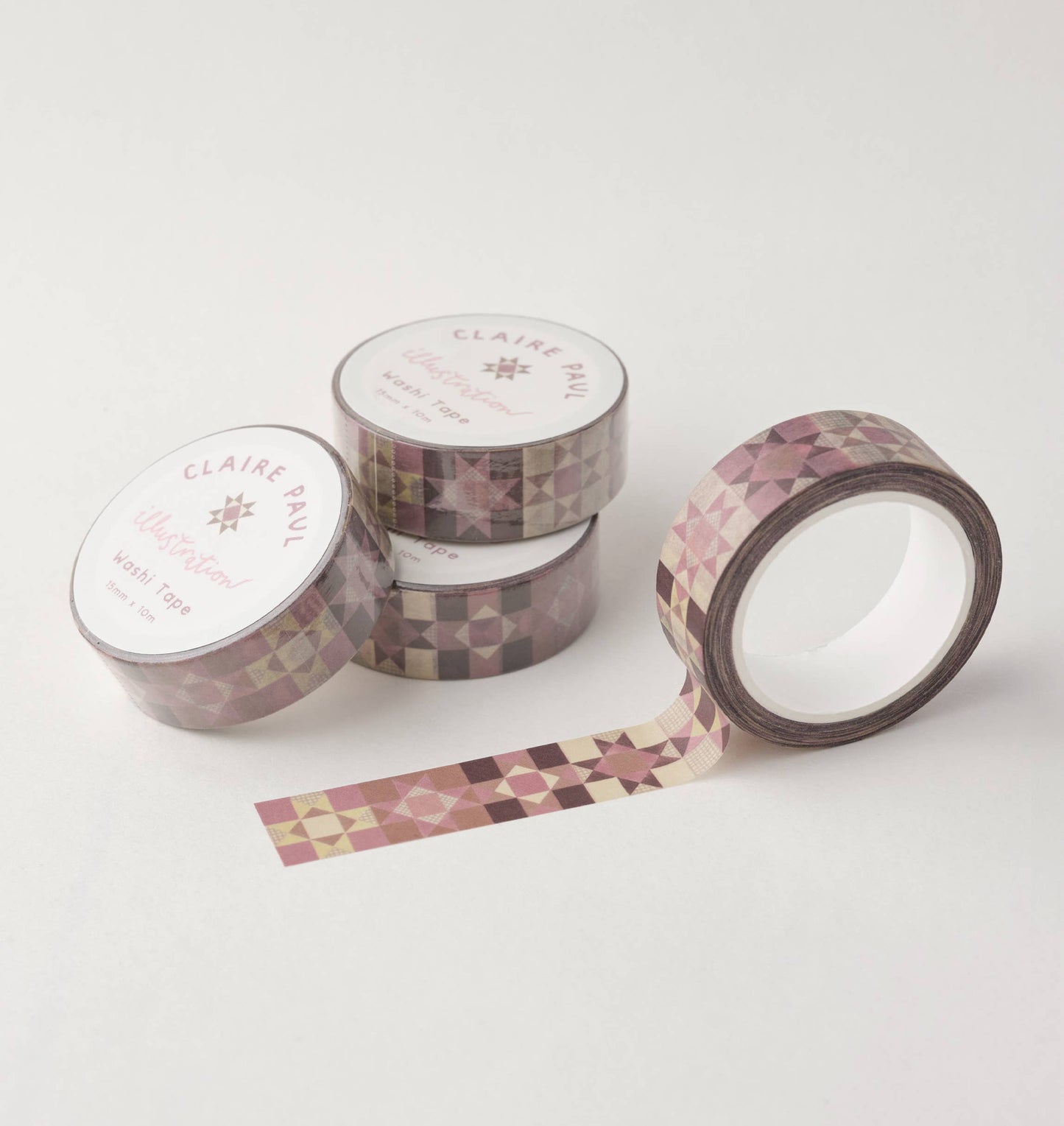 Patchwork Star - Pink | Washi