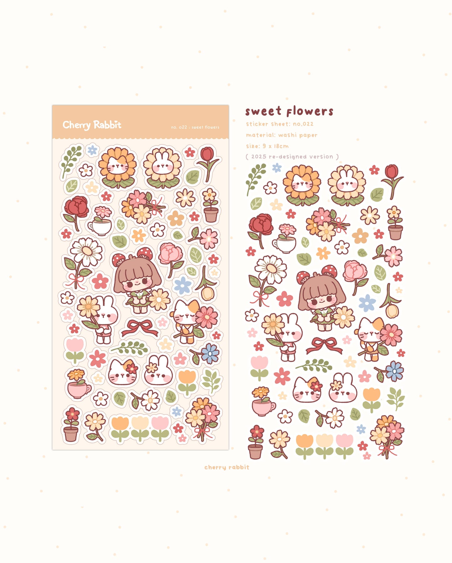 Sweet Flowers | Sticker Sheet