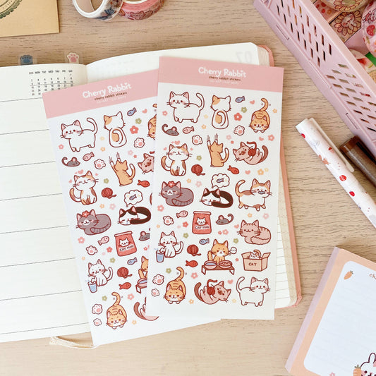 Cat Party | Sticker Sheet