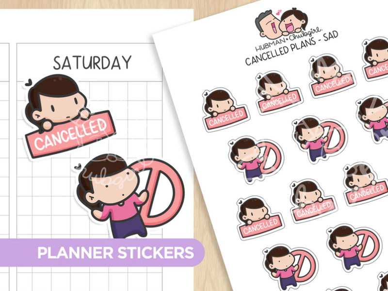 Cancelled Plans | Sticker Sheet