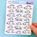 Star Gives Up | Sticker Sheet