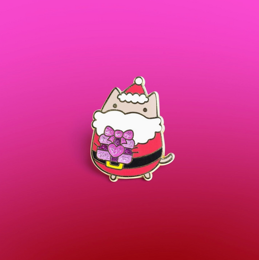 Santa Cat | Enamel Pin