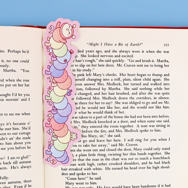 Rainbow Caterpilla | Bookmark