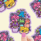 Cat Planters | Vinyl Sticker