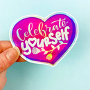 Holographic Celebrate Yourself | Vinyl Decal