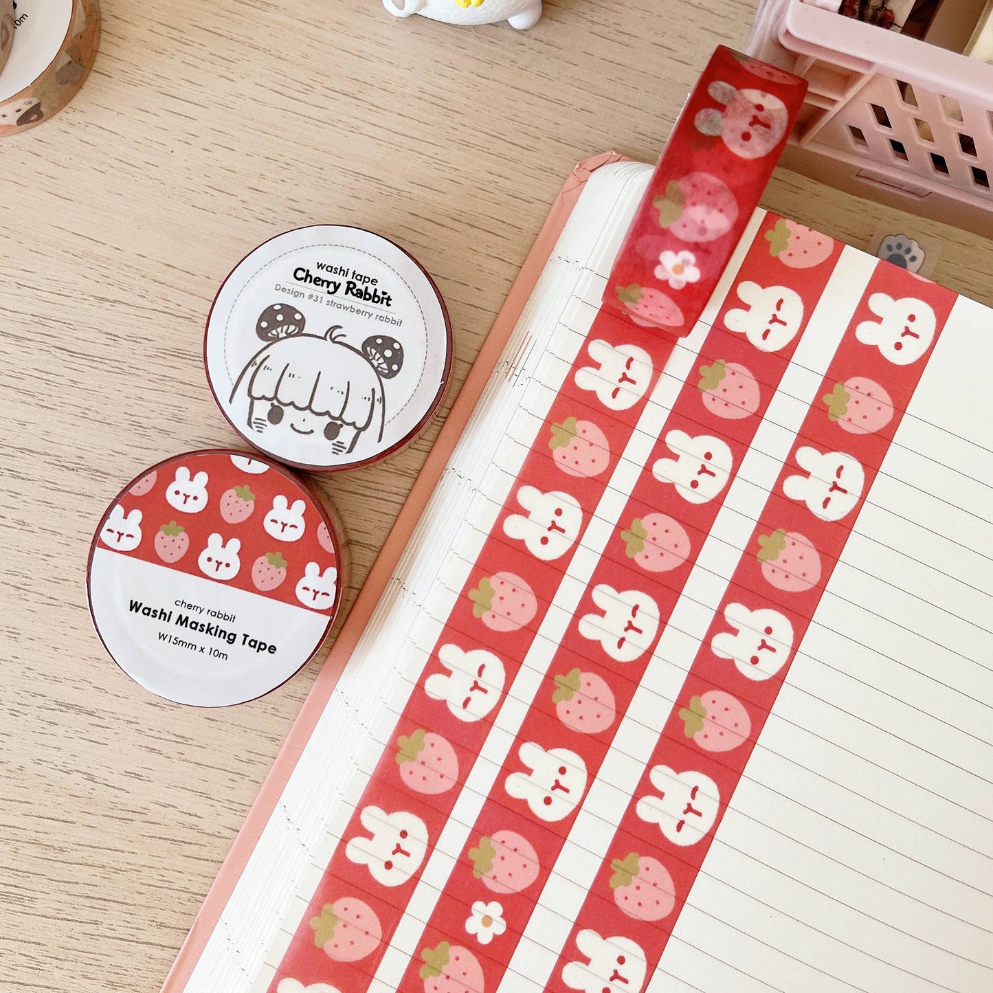 Strawberry Rabbit | Washi