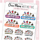 Then & Now: Cheat Day | Sticker Sheet