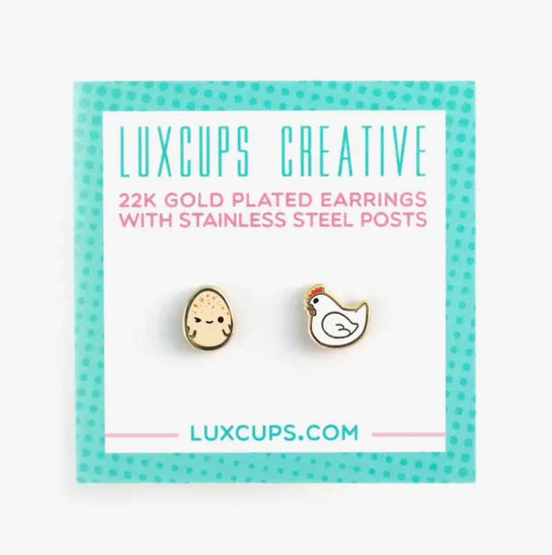 Chicken or the Egg | Earrings