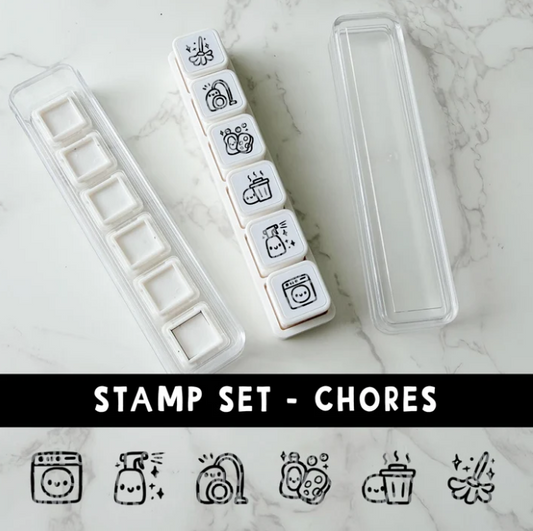 *PREORDER 6-IN-1 Punch Stamp - Chores