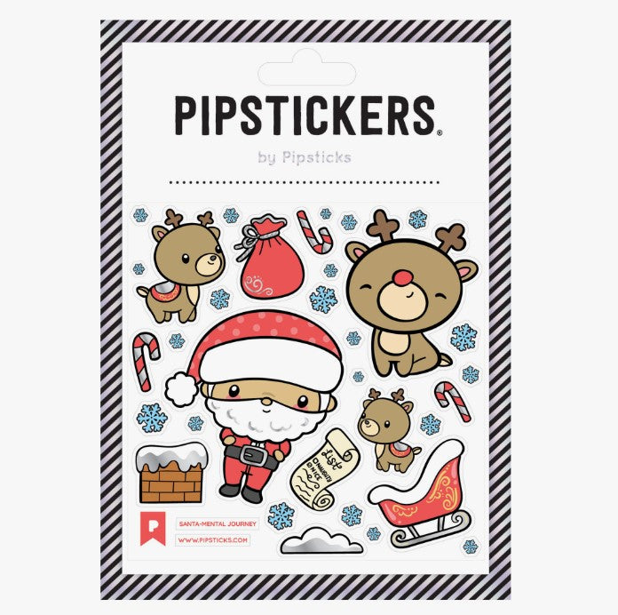 Santa-Mental Journey | Sticker Sheet