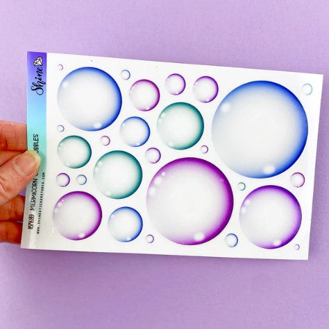 Clear Mermicorn Bubbles | Sticker Sheet