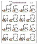 Cocoa & Marshmallow Dog | Sticker Sheet
