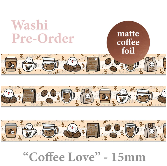 Coffee Love | Washi