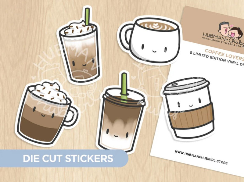 Coffee Lovers | Die Cut Stickers