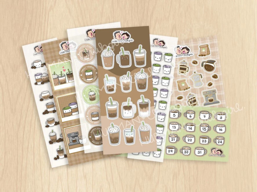 Coffee Lovers | Variety Sticker Pack – Stickie Planning