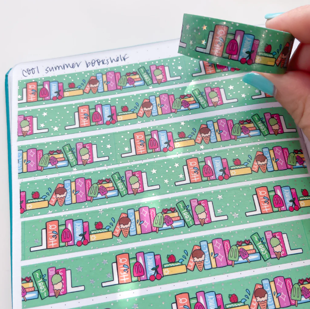 Cool Summer Bookshelf | Washi