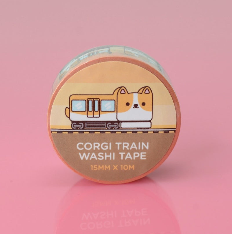 Corgi Train | Washi