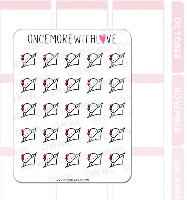 Basic Corner Peeking | Sticker Sheet
