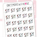 Rainbow Pastel Corner Peeking | Sticker Sheet