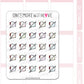 Rainbow Pastel Corner Peeking | Sticker Sheet