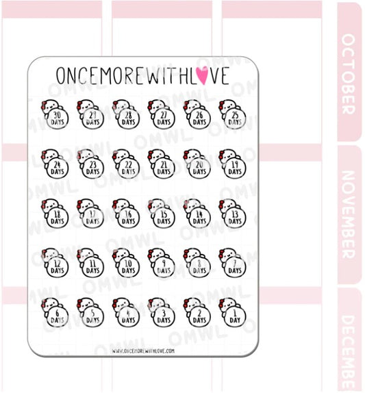 Generic Munchkin Countdown | Sticker Sheet