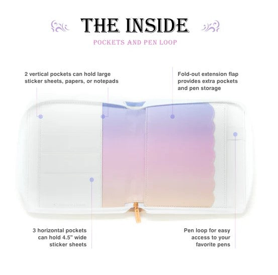 *PRESALE* Sunrise Blush Planner Zipper Folio (A5W)