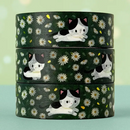 Cow Cat Field of Flowers | Washi