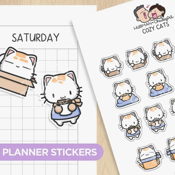 Cozy Cats | Sticker Sheet