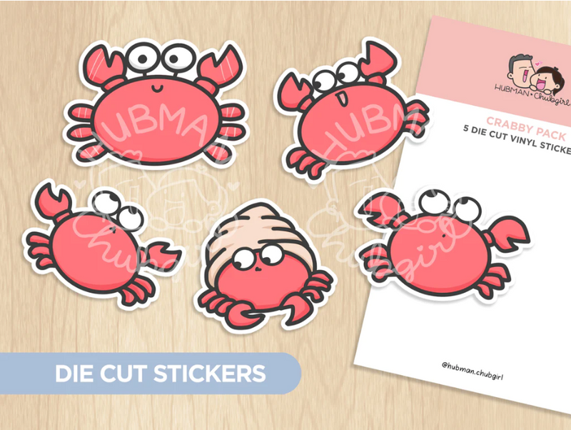 Crabby | Die Cut Stickers
