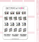 Study Time! Last Minute Cramming Mode | Sticker Sheet