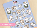 Crazy Cats 1 | Big Sticker Sheet