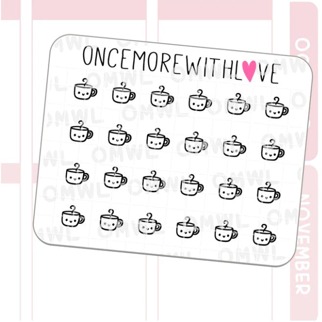 Mini Icons - Cup | Sticker Sheet