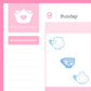 High Teahouse - Cups | Sticker Sheet